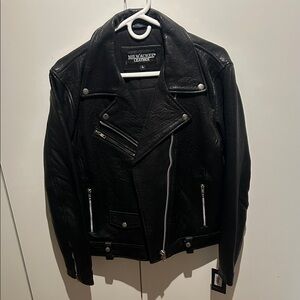 Women's Black Leather Jacket